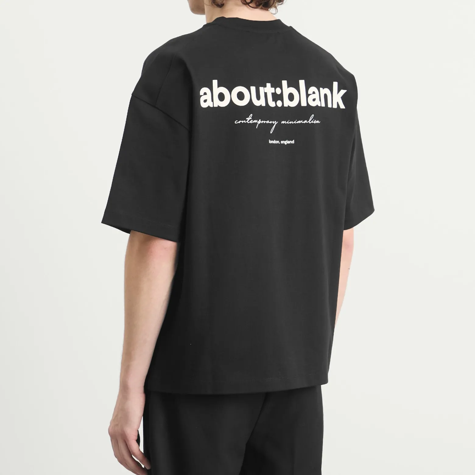 about:blank Box Logo T-Shirt