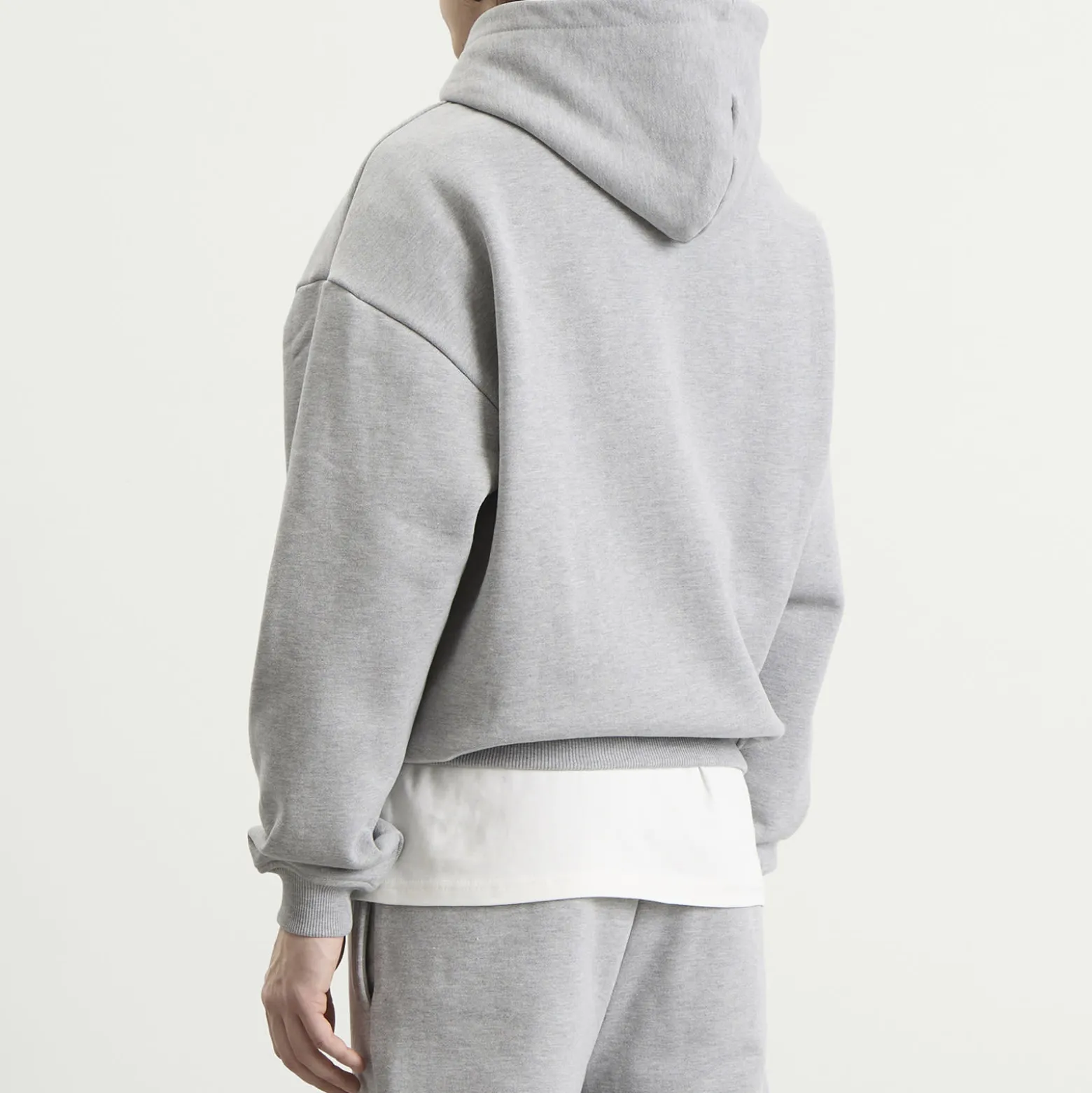 ANNIE HOOD Mini Logo Zip Hoodie
