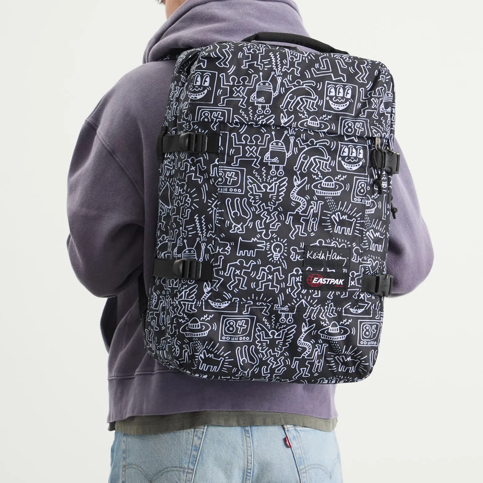 Eastpak x Keith Haring Travelpack Backpack