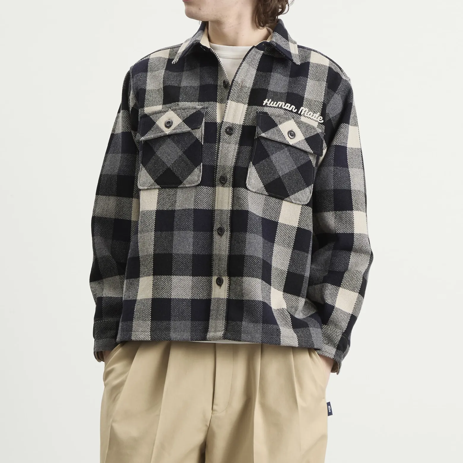 Human Made Wool Check Shirt Jacket