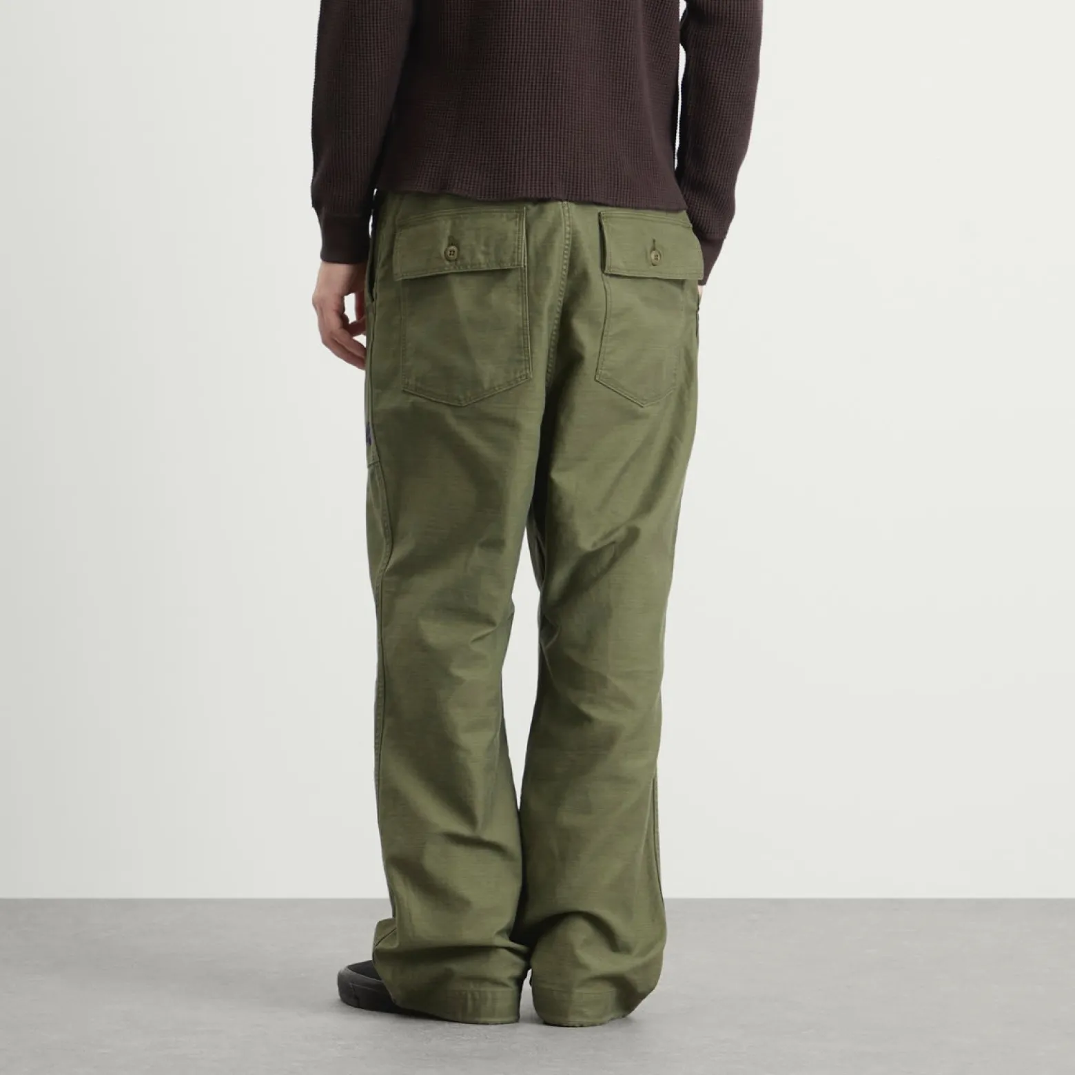 Needles Reversed Sateen String Fatigue Trousers
