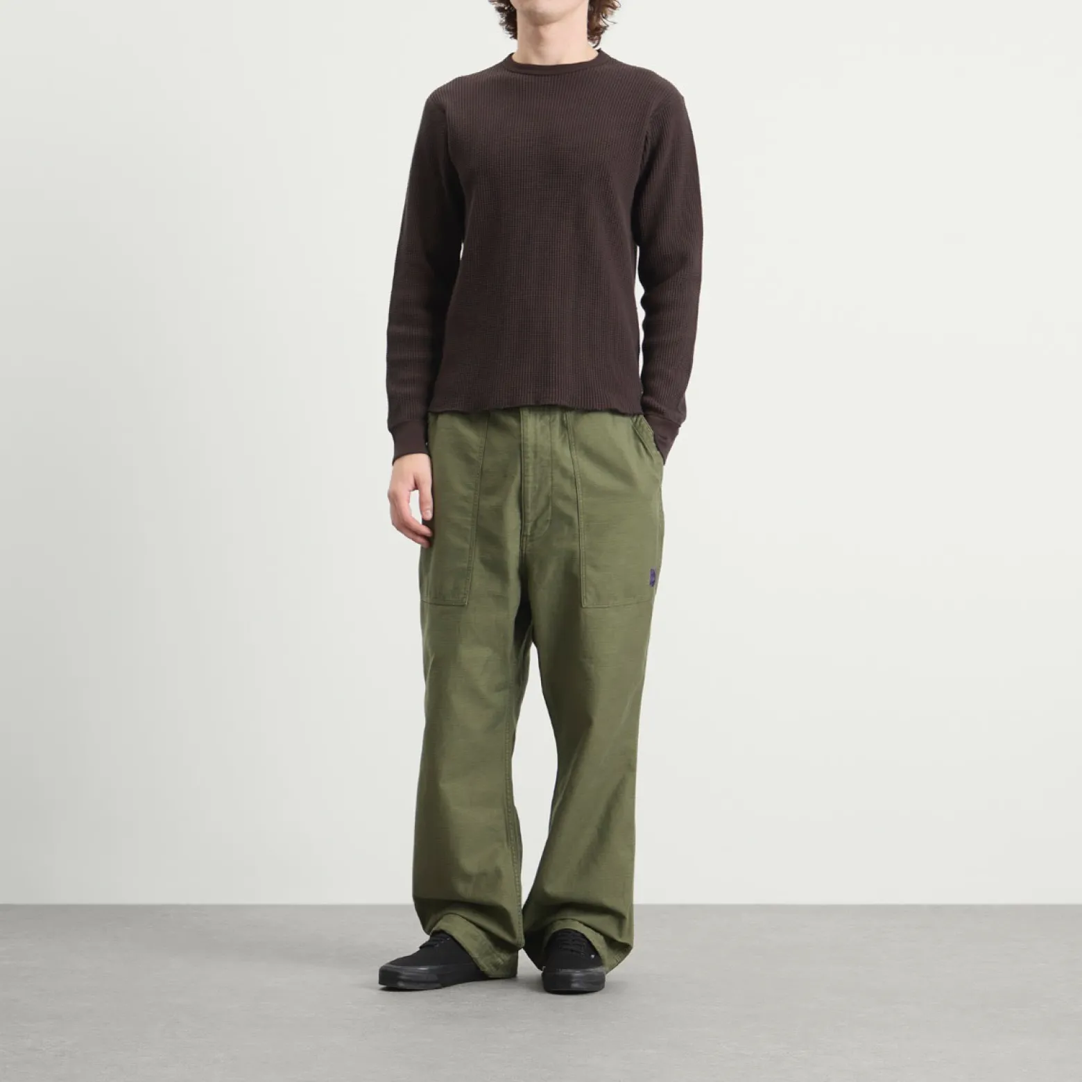 Needles Reversed Sateen String Fatigue Trousers