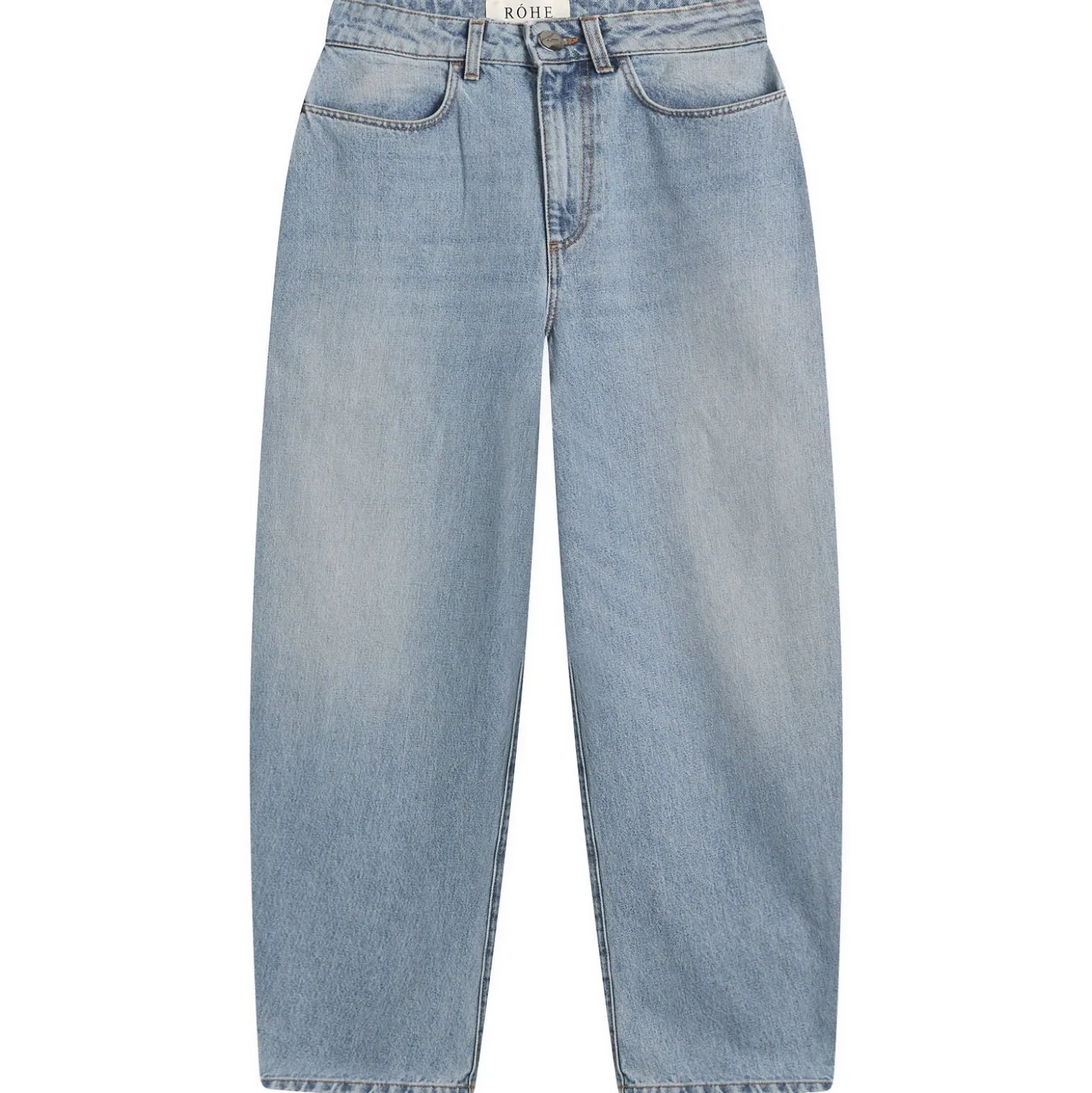 Róhe High-Waist Sculptural Denim Jeans