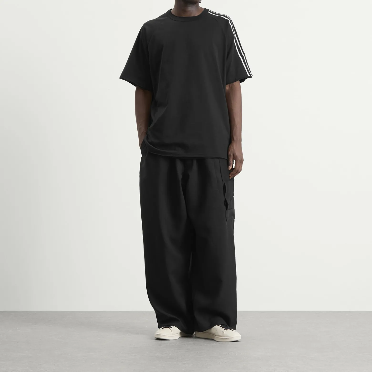 Y-3 Distressed Short Sleeve T-Shirt